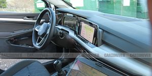 2021 Volkswagen Golf Mark 8 interior spy photo