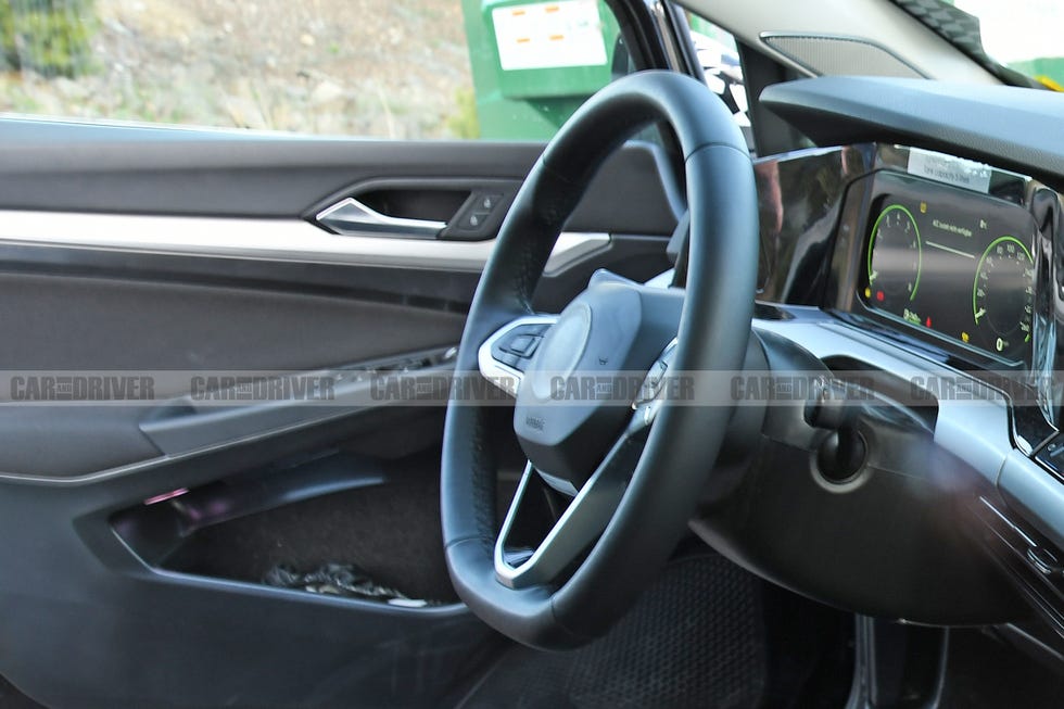 2024 Volkswagen Golf spied with updated interior