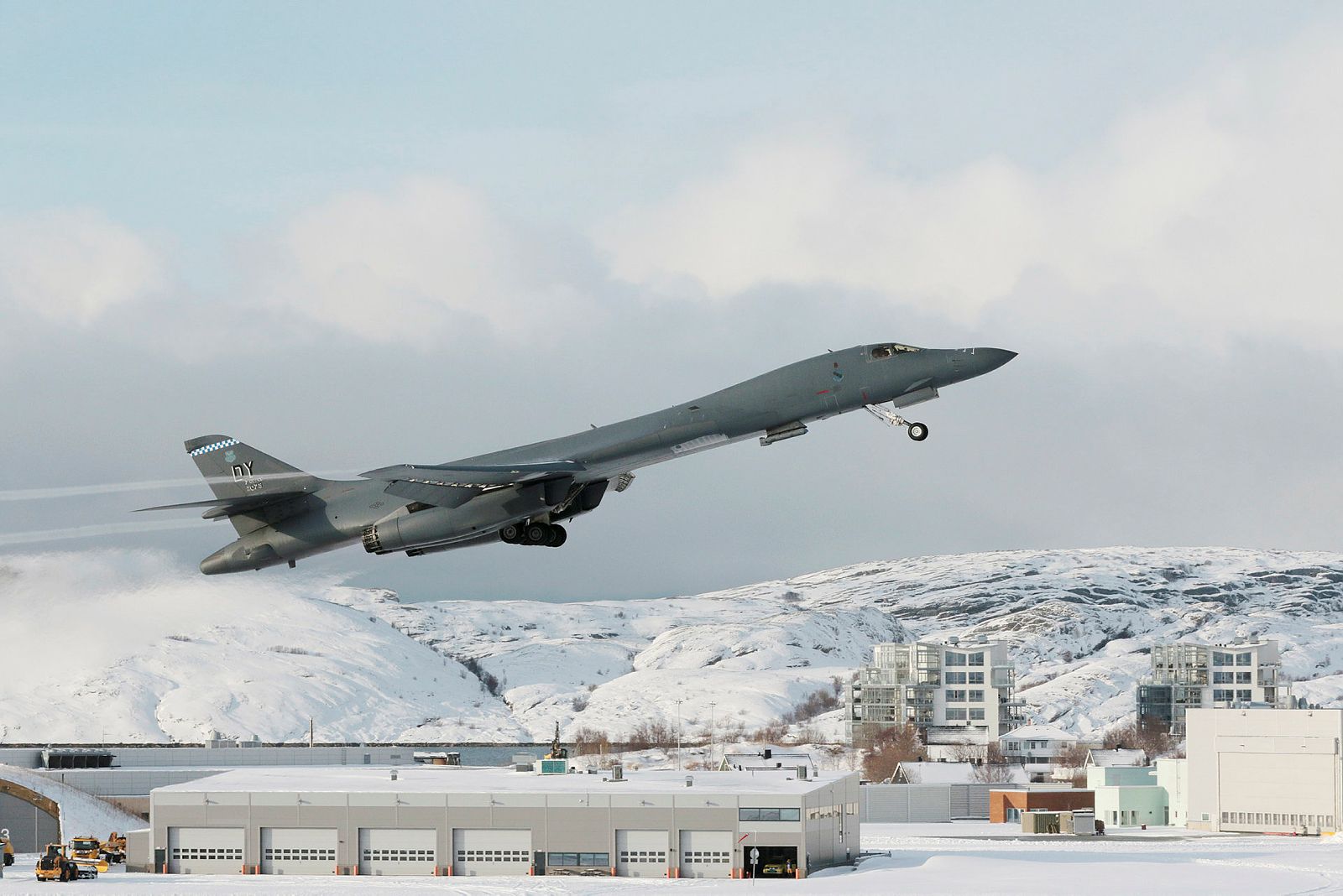 Air Force B-1B Bomber Lands in Arctic Circle for First Time Ever