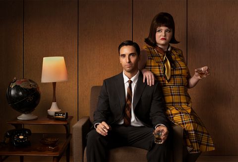 paul downs and meg stalter for editorial, esquire"hacks" on hbophotographer retains copyright