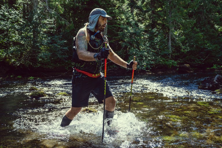 helgi olafson during his attempted 650 mile triple crown beginning in august 2021