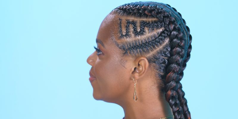 copper stitch braids on dark skin｜TikTok Search