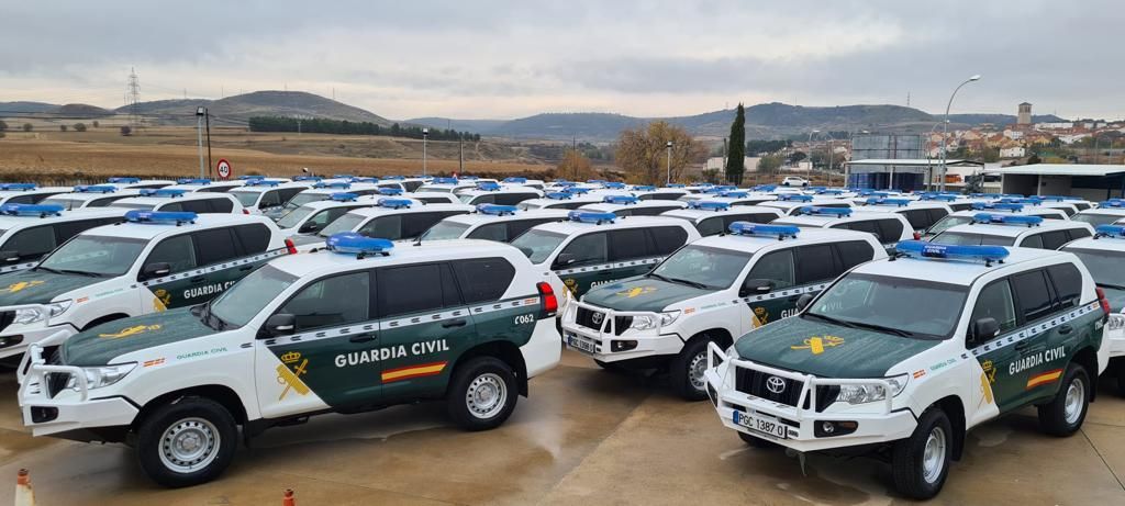 La Guardia Civil aumenta su flota con estos Toyota
