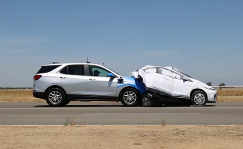 aaa chevrolet equinox aeb testing