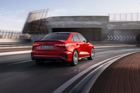 2022 audi s3 sedan rear