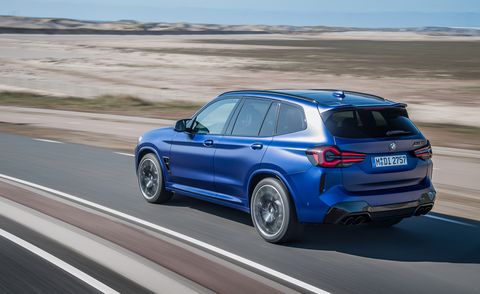 2022 bmw x3 m competition euro spec rear
