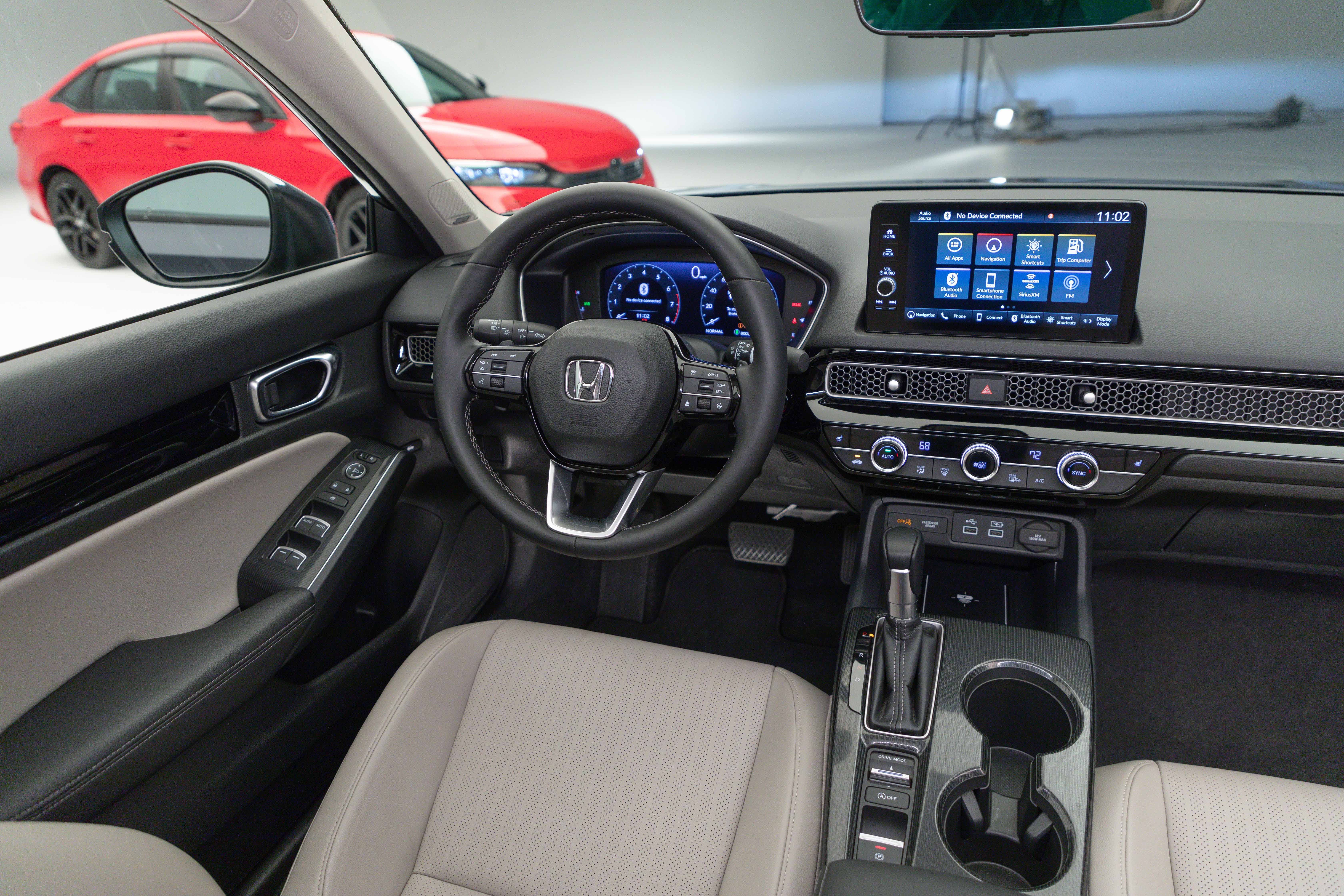 2022 honda civic grey interior