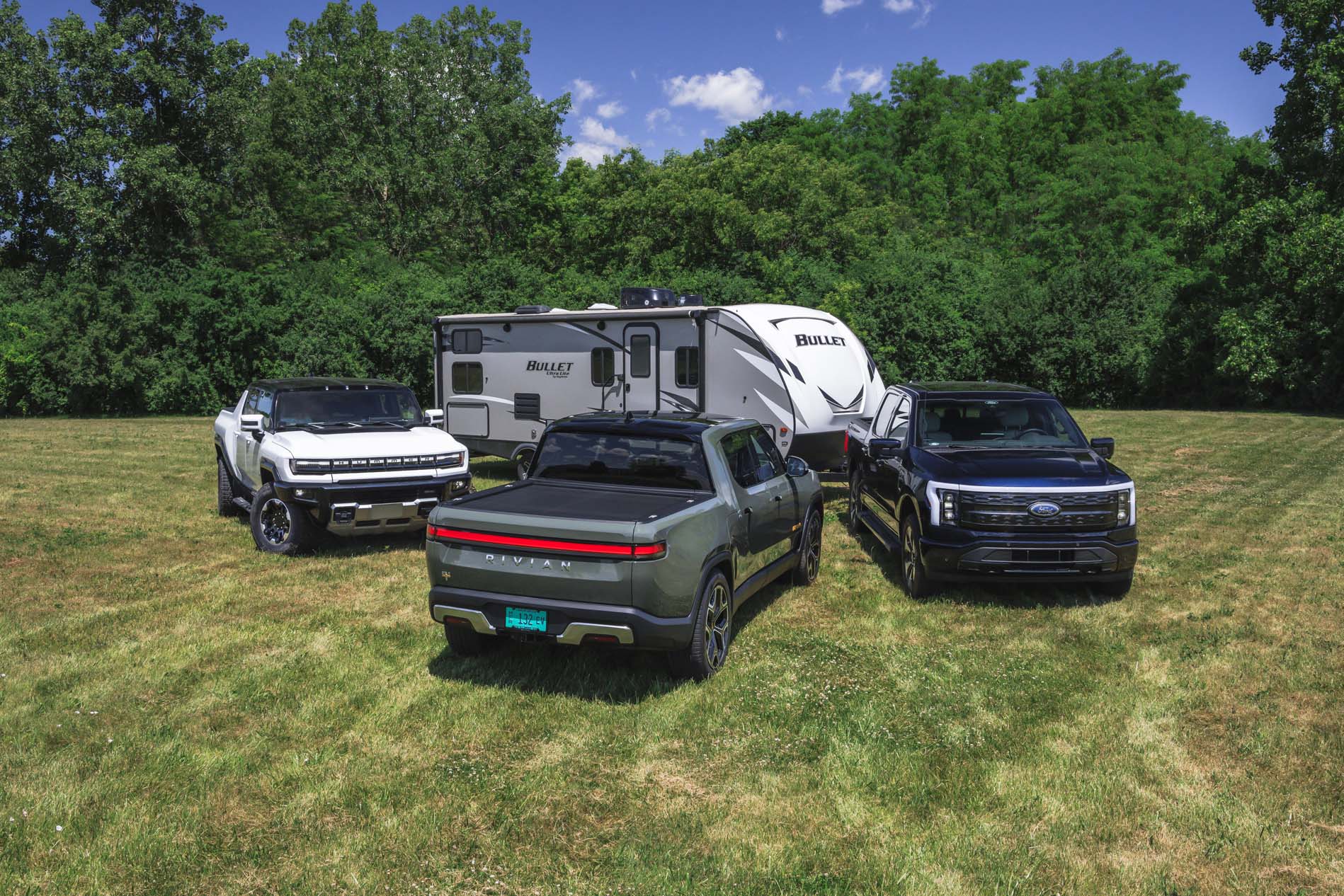 2022 ev pickup towing test