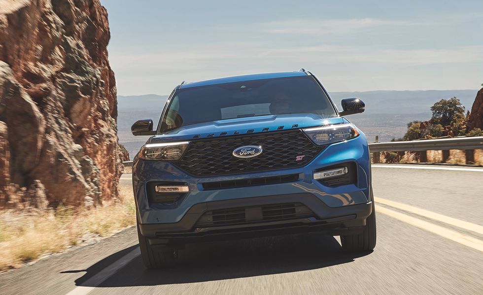 2022 ford explorer st preproduction vehicle shown available for order at your local ford dealer