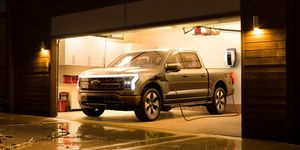 2022 ford f150 lightning home charging in garage
