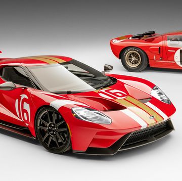 2022 ford gt alan mann heritage edition and 1966 ford am gt1 prototype