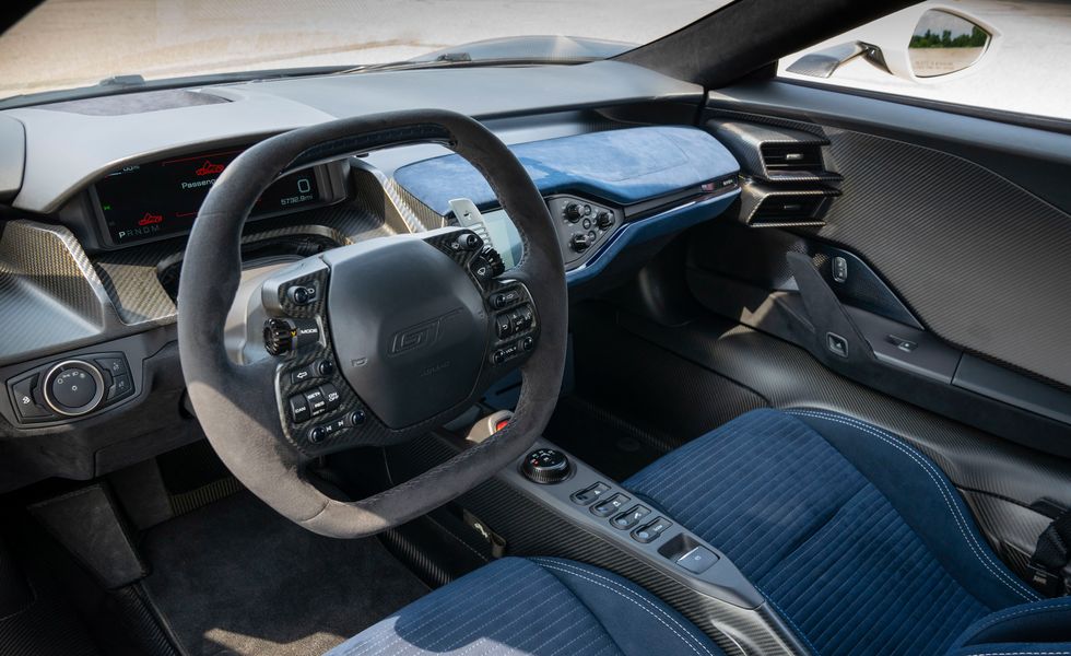 2022 ford gt heritage edition interior