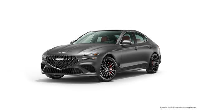 2022 Genesis G70 Shows Off Launch Edition Model for U.S.