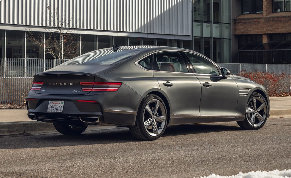 2023 genesis g80 sport parked