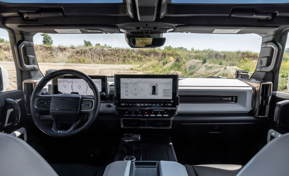 2023 gmc hummer ev edition 1 pickup interior