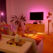ge cync pink living room