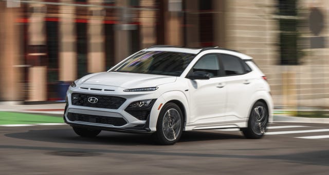 2022 hyundai kona n line awd front exterior