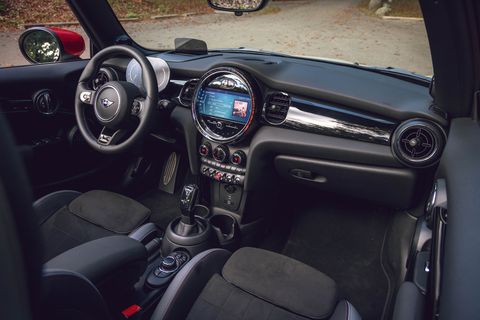 2023 mini jcw convertible interior