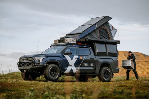 2022 toyota tundra orion concept being loaded up