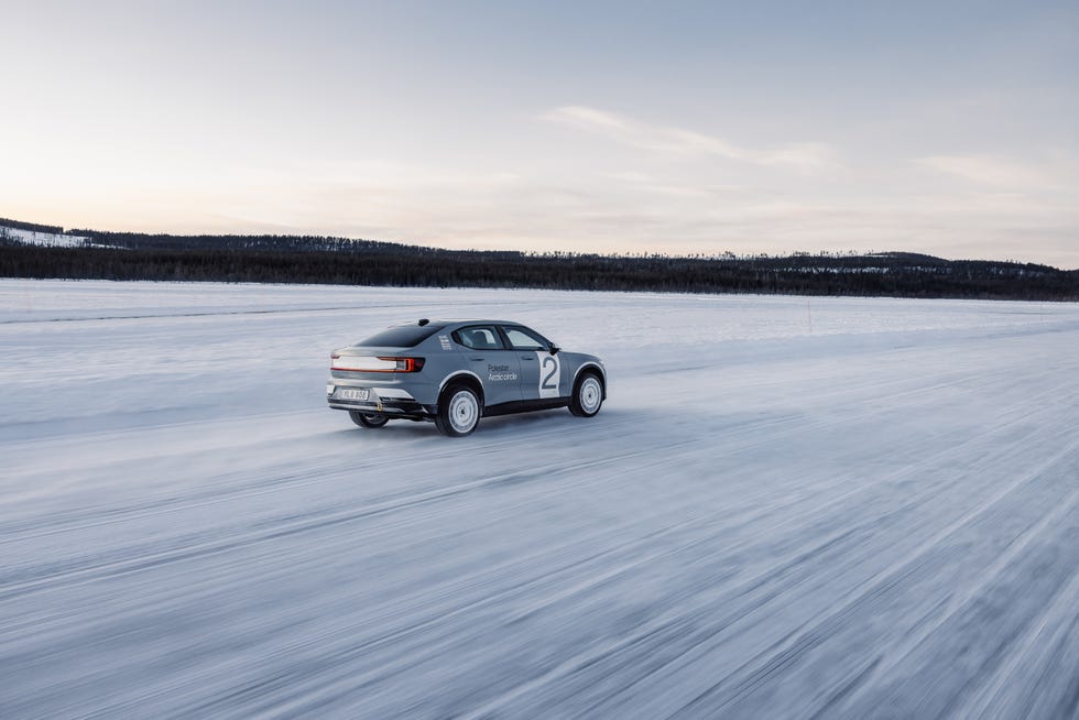 Polestar 2 Arctic Circle EV Is Outfitted for Snow Driving