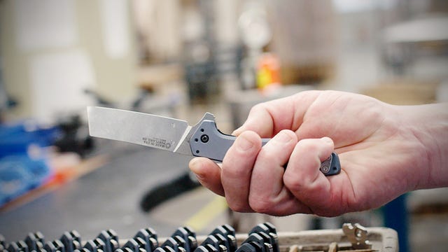 Gerber Knives in Portland, Oregon - Watch How Custom Gerber Knives are Made