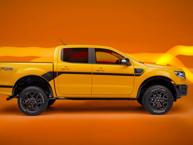 2022 ford ranger exterior side