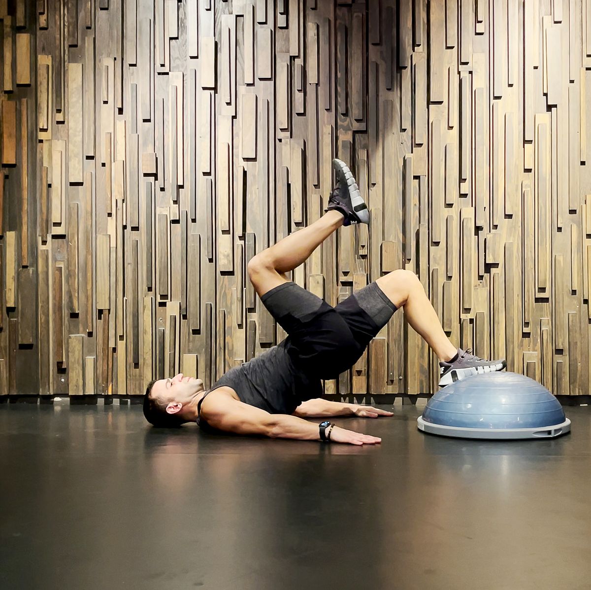 Exercise Tutorial: Bosu Ball Lateral Step Up 