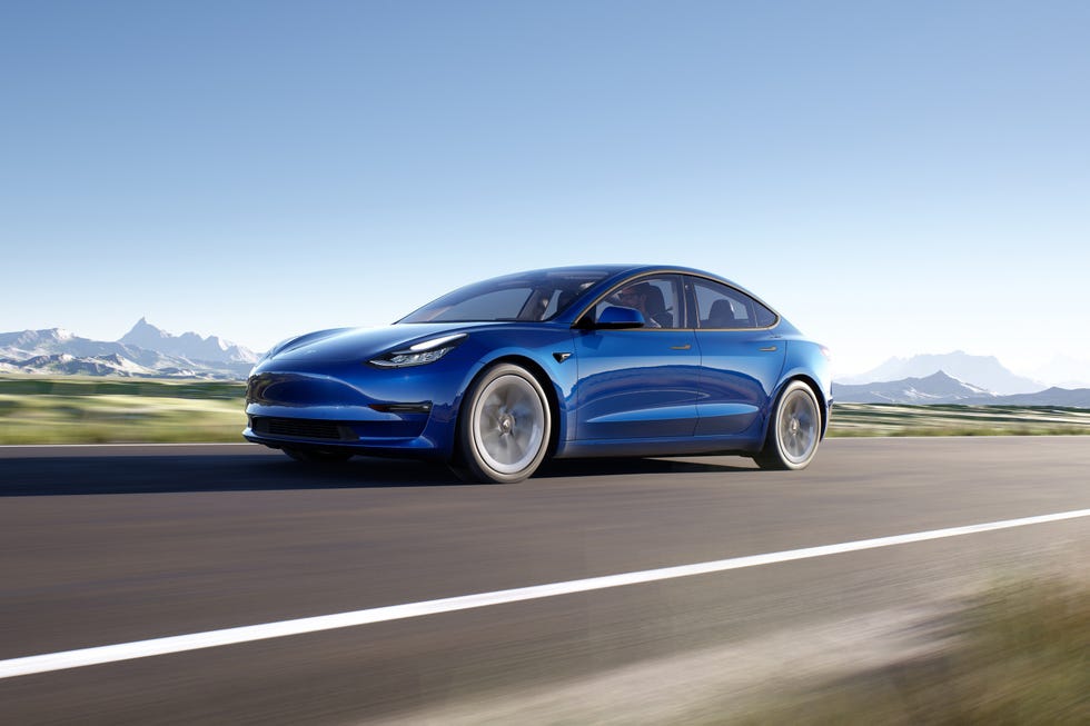 2022 tesla model 3 front exterior