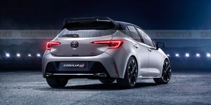 2022 toyota gr corolla artist's rendering