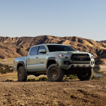 toyota tacoma being used in the environment