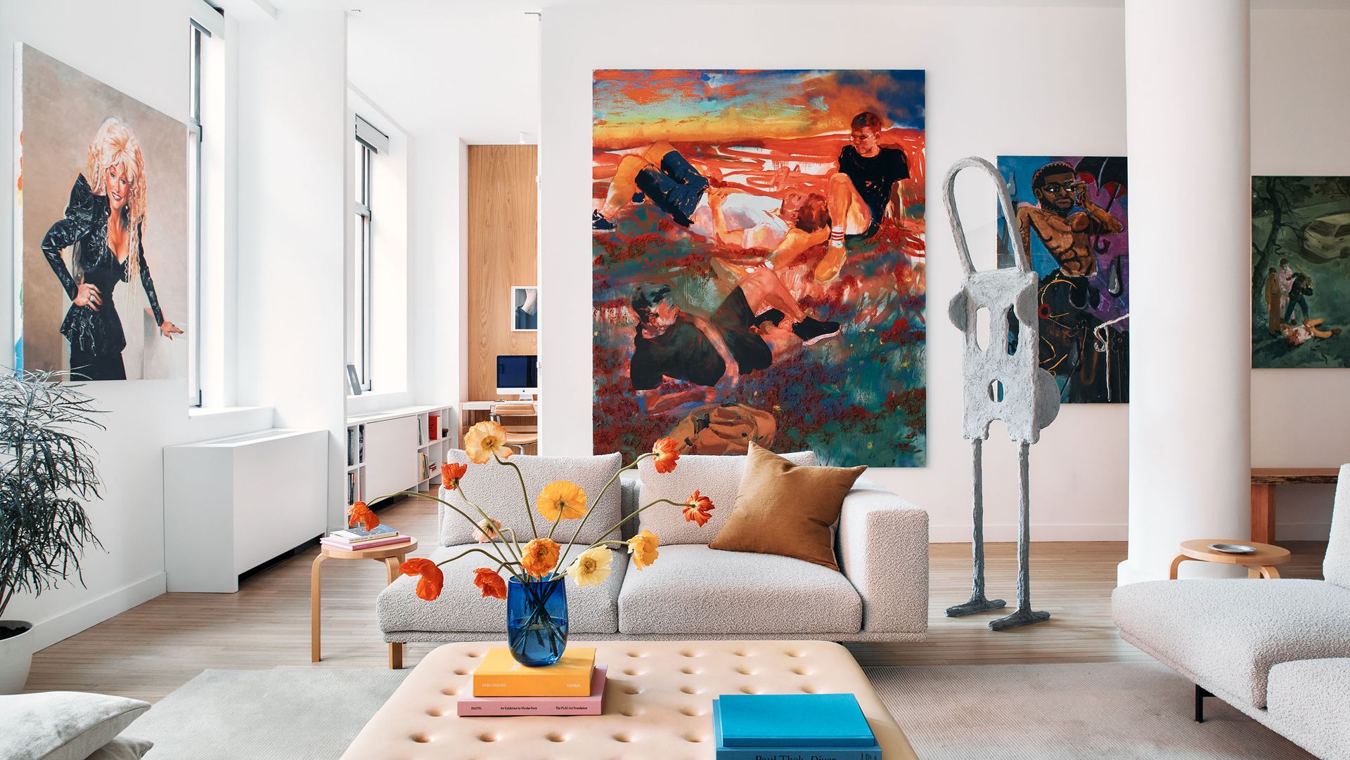 ilan cohen art collector apartment