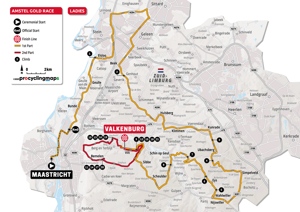 Parcours Amstel Gold Race alles wat je moet weten