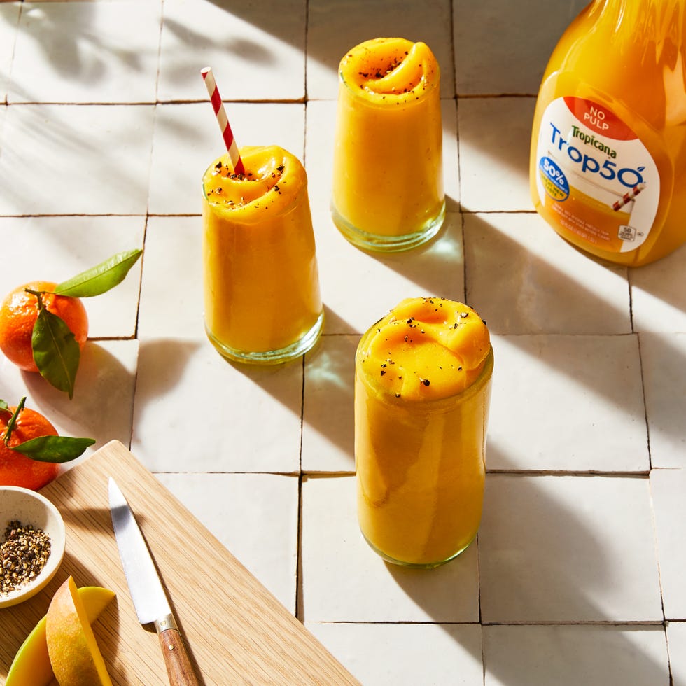 orange turmeric mango smoothie