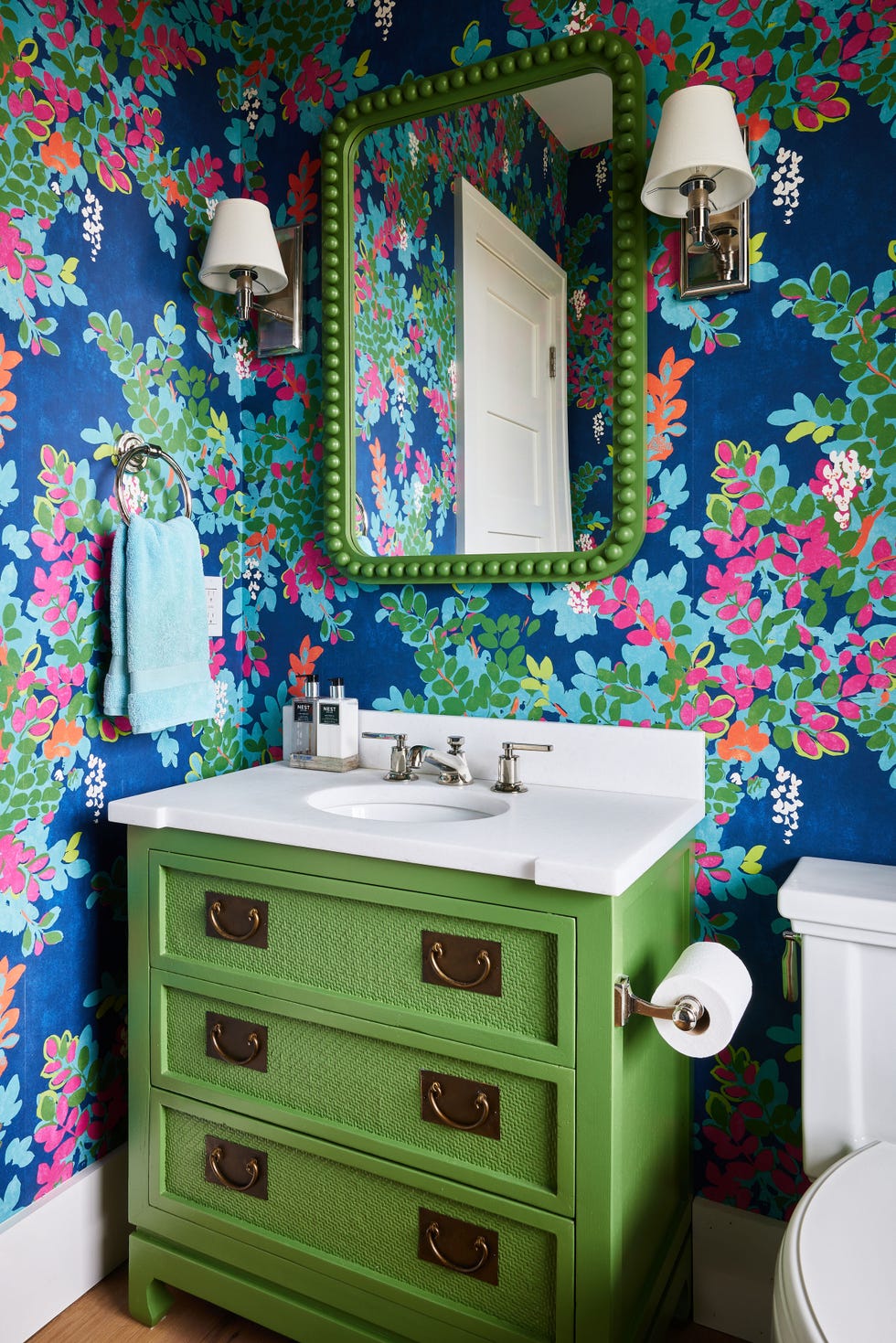 dill green color in bathroom