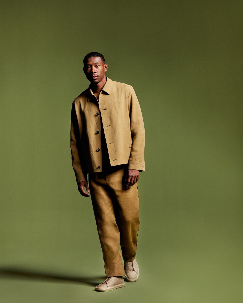 A Sustainable Forward Leap: David Alaba for Zegna