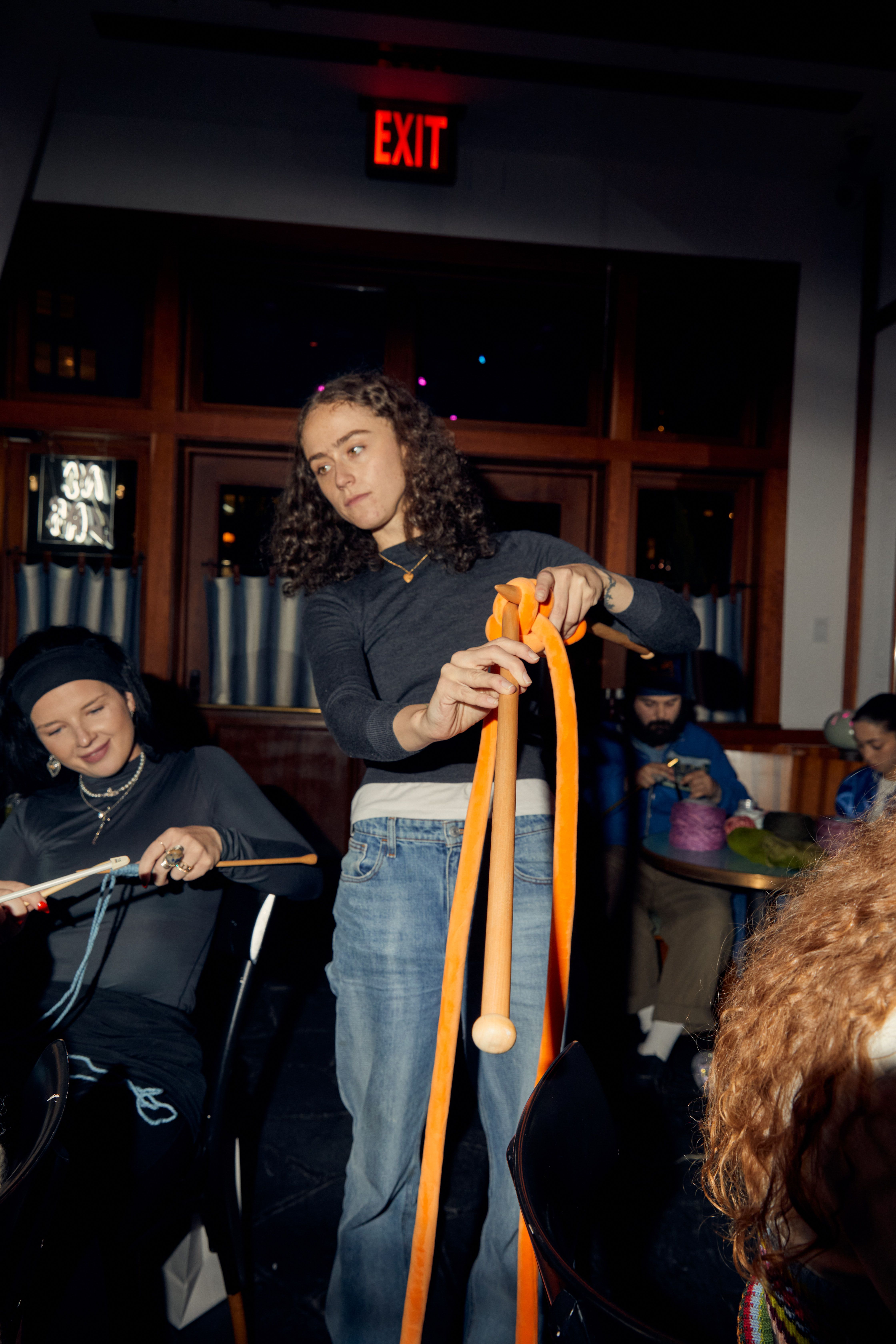 See Photos of Ella Emhoff's First Knitting Club in the East Village