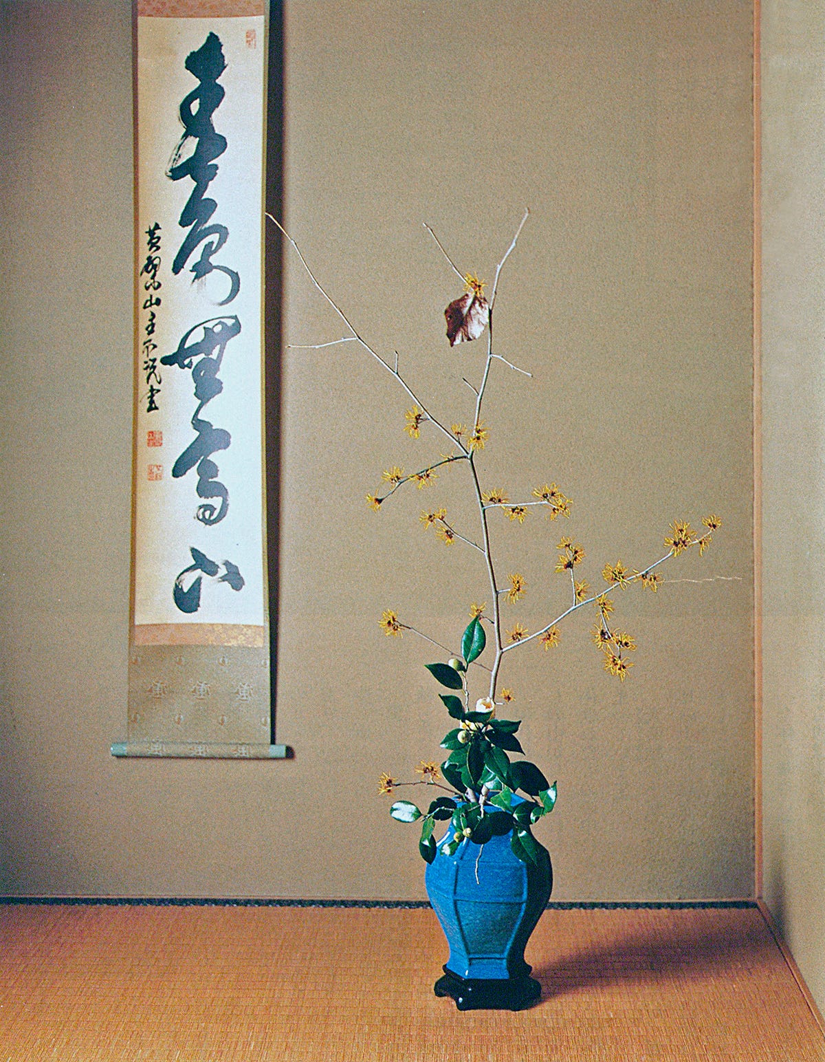 11月 家元のいけばな 煎茶の花趣向