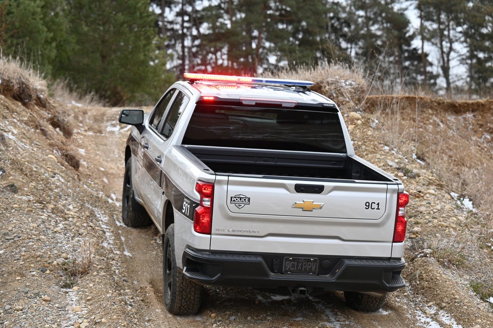 2023 Chevy Silverado Police Truck Can Pursue On And Off Road