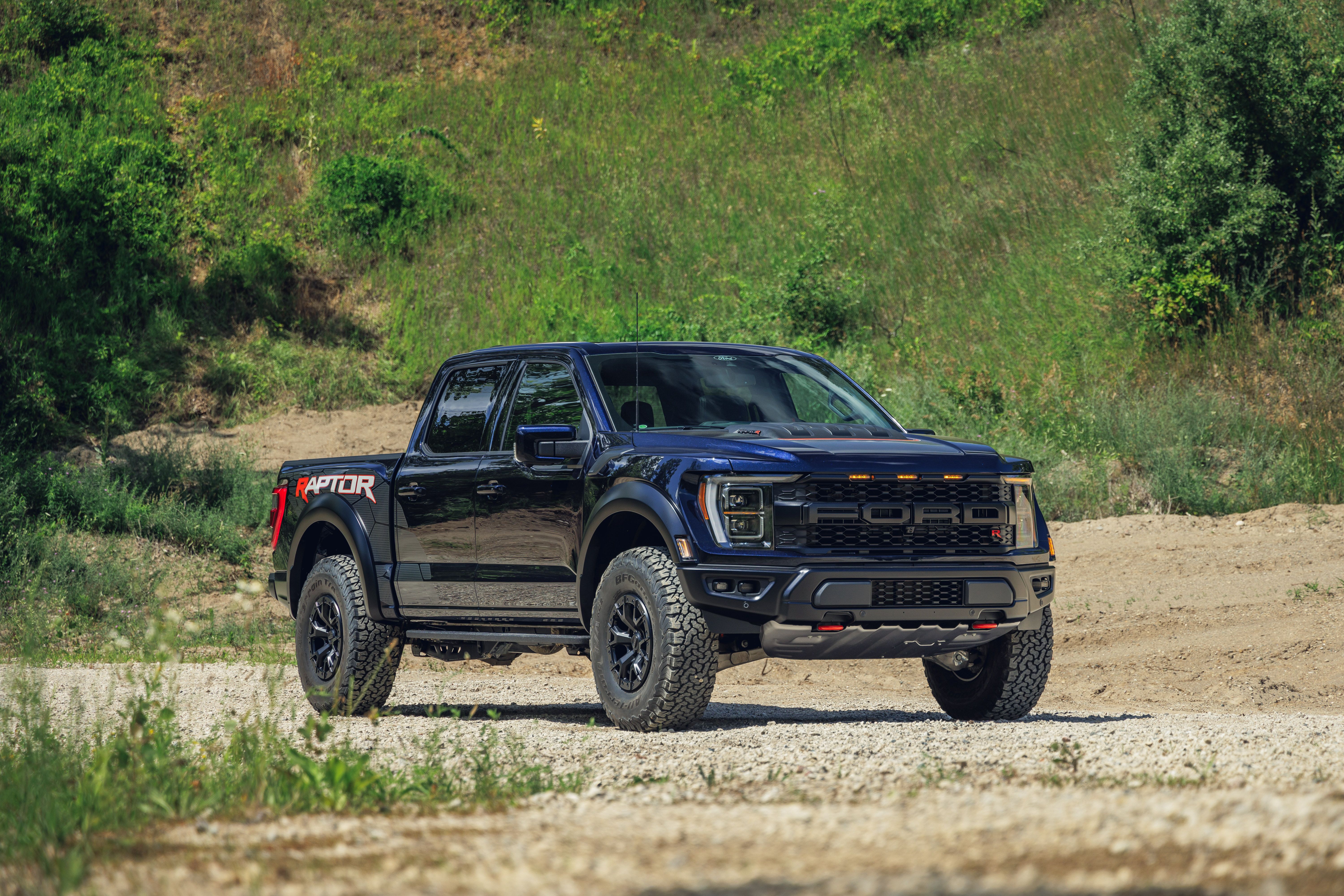 blacked out ford raptor