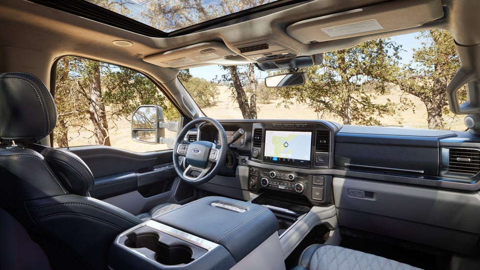 2025 ford super duty interior