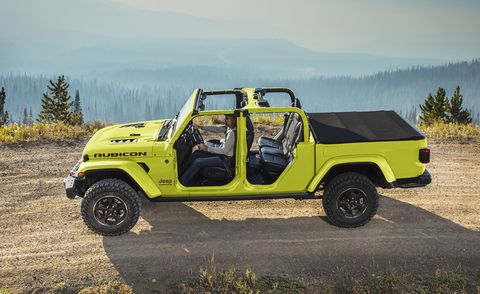2023 jeep gladiator rubicon in new high velocity exterior paint color