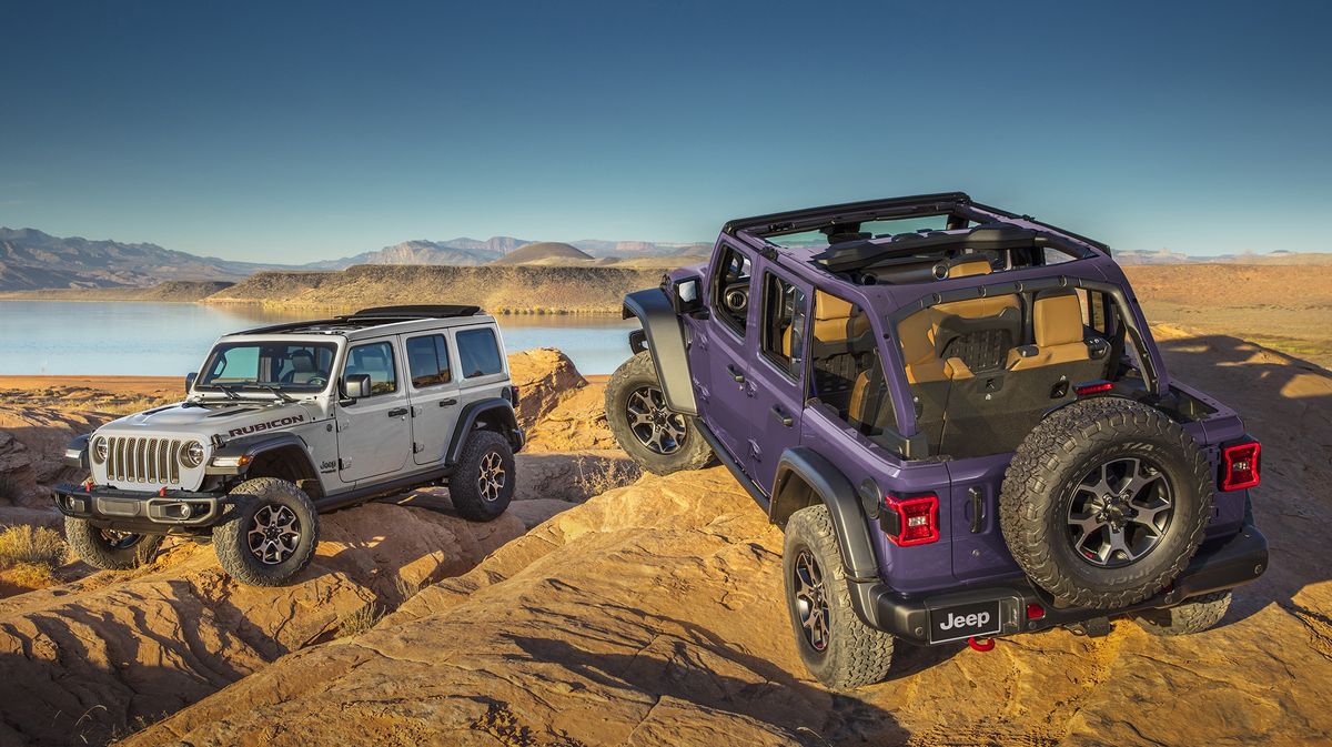 2023 jeep wrangler rubicon in new earl and reign paint colors