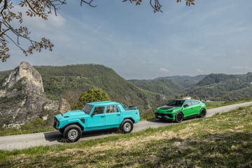 2023 lamborghini urus performante and 1987 lamborghini lm002