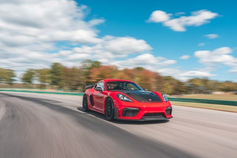 Porsche 718 Cayman at 2023 Lightning Lap porsche 718 cayman at 2023 lightning lap