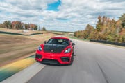 porsche 718 cayman at 2023 lightning lap