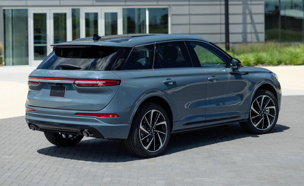 2023 lincoln corsair grand touring parked near a corporate building