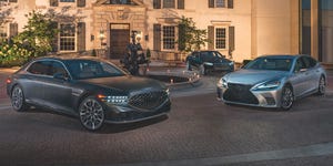 2023 genesis g90 35t esc awd, 2022 lexus ls500 awd, 2022 mercedesbenz s500 4matic