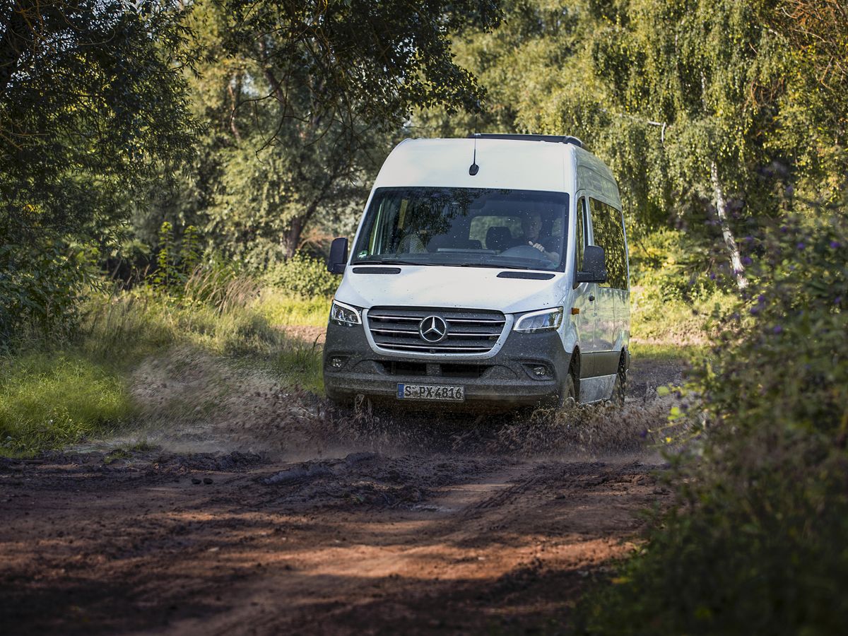 The 2023 Mercedes-Benz Sprinter Van Goes Four-Cylinder and AWD