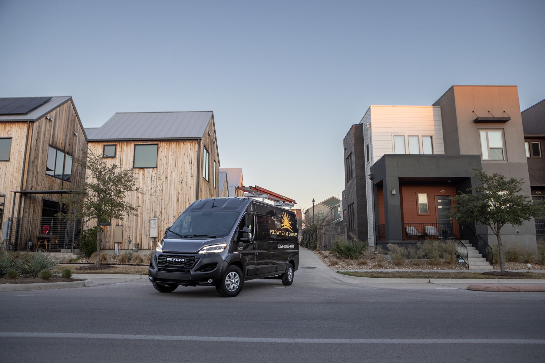 New dodge ram store van