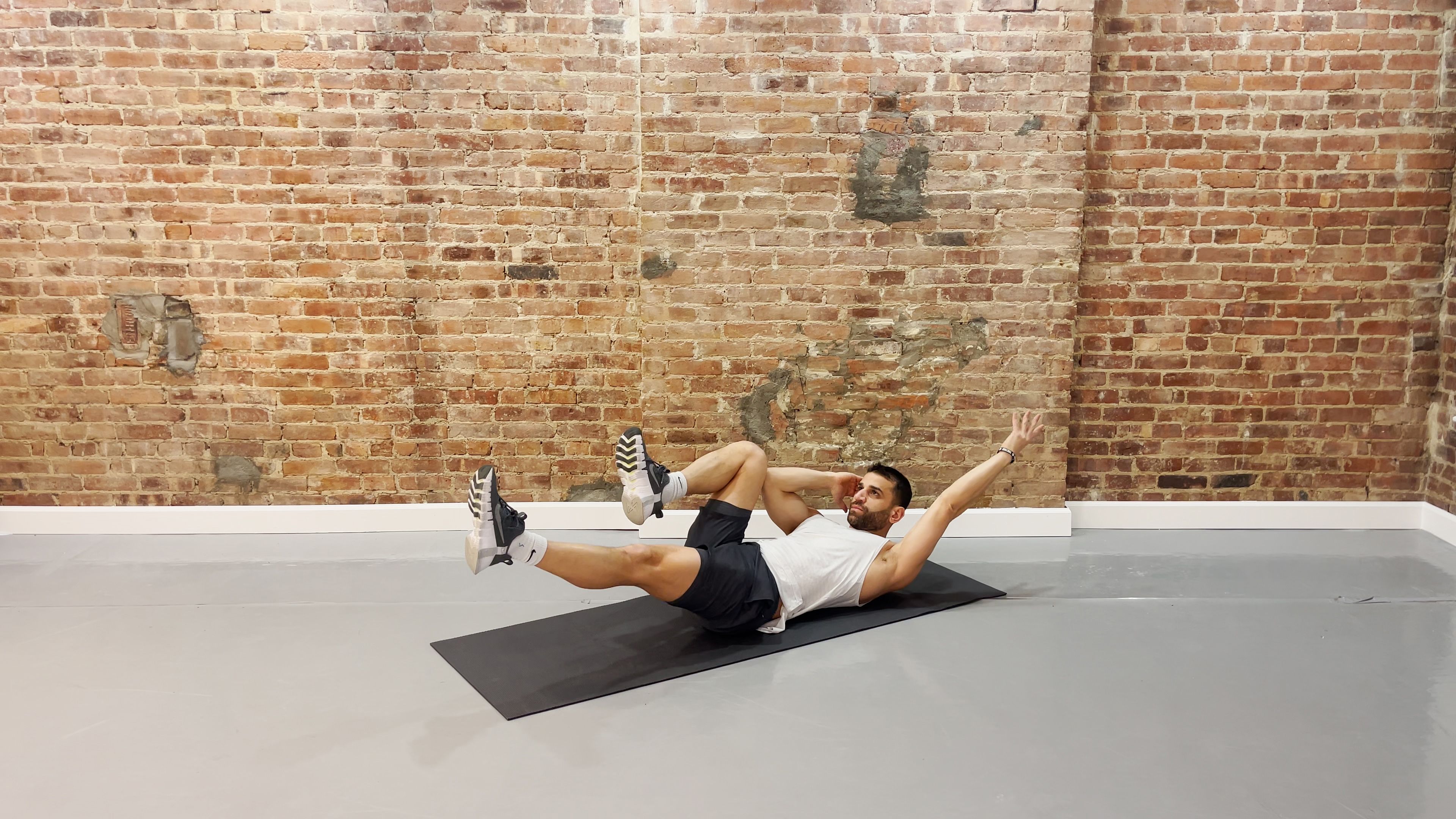 Here are a few exercises from the newest Wall Pilates Workout. My